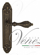 Дверная ручка Venezia "ANAFESTO" на планке PL90 античная бронза