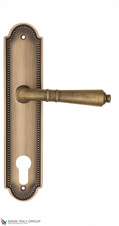 Дверная ручка на планке Fratelli Cattini "TOSCANA" CYL PL248-BY матовая бронза