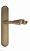 Дверная ручка Venezia "OPERA" на планке PL02 матовая бронза