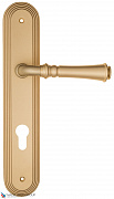 Дверная ручка на планке Fratelli Cattini "GRACIA" CYL PL288-BS матовая латунь