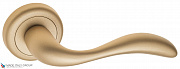 Дверная ручка на круглом основании Fratelli Cattini "LUCCIA" D1-BS матовая латунь