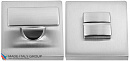 Фиксатор поворотный на квадратном основании COLOMBO MM29BZG6-CM матовый хром