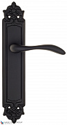 Дверная ручка на планке Fratelli Cattini "LUCCIA" PL96-NM матовый черный