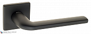 Дверная ручка на квадратном основании Fratelli Cattini "LINEA" 8FS-NM матовый черный