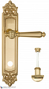 Дверная ручка на планке Fratelli Cattini "MARANI" WC-2 PL96-OLV полированная латунь