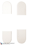 Колпачки для петель К7000, COVER BI, (4 шт.) цвет Белый