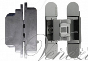 KUBICA 3000 DXSX, NS петля скрытая универсальная для дверей с притвором до 10мм МАТ. НИКЕЛЬ (60 кг)
