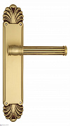 Дверная ручка Venezia "IMPERO" на планке PL87 французcкое золото + коричневый