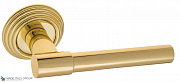 Дверная ручка на круглом основании Fratelli Cattini "UNA" D8-OLV полированная латунь