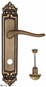 Дверная ручка на планке Fratelli Cattini "LAVERA" WC-2 PL96-BY матовая бронза