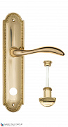 Дверная ручка на планке Fratelli Cattini "LUCCIA" WC-2 PL248-OLV полированная латунь
