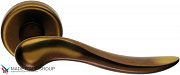 Дверная ручка на круглом основании COLOMBO Peter ID11R-BR бронза