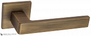 Дверная ручка на квадратном основании Fratelli Cattini "BOOM" 8FS-BY матовая бронза