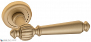 Дверная ручка на круглом основании Fratelli Cattini "MARANI" D1-BS матовая латунь