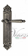 Дверная ручка Venezia "PELLESTRINA" на планке PL96 античное серебро