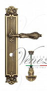 Дверная ручка Venezia "MONTE CRISTO" WC-4 на планке PL97 матовая бронза