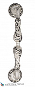 Ручка скоба Venezia "MONTE CRISTO" 320мм (260мм) D4 натуральное серебро + черный