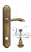 Дверная ручка Venezia "VERSALE" WC-4 на планке PL98 матовая бронза