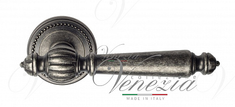 Дверная ручка Venezia "PELLESTRINA" D3 античное серебро