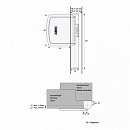 Блокиратор окна со стороны петель ABUS FAS 101 W EK (белый)