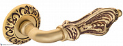 Дверная ручка Venezia "FLORENCE" D4 французcкое золото + коричневый
