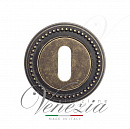 Накладка дверная под ключ буратино Venezia KEY-1 D3 античная бронза (2шт.)