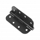 СТАНДАРТ 100х70х2,5 4BB (R14) BL матовый черный Петля дверная 1 шт (100,20)