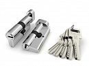 Цилиндровый механизм с вертушкой R602/100 mm (45+10+45) CP хром 5 ключей