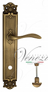 Дверная ручка Venezia "ALESSANDRA" WC-2 на планке PL97 матовая бронза