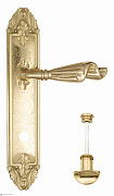 Дверная ручка Venezia "OPERA" WC-2 на планке PL90 полированная латунь