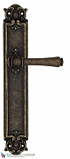 Дверная ручка Venezia "CALLISTO" на планке PL97 античная бронза