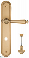 Дверная ручка на планке Fratelli Cattini "MARANI" WC-2 PL288-BS матовая латунь