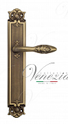 Дверная ручка Venezia "CASANOVA" на планке PL97 матовая бронза