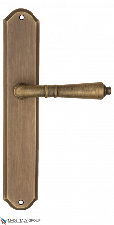 Дверная ручка на планке Fratelli Cattini "TOSCANA" PL02-BY матовая бронза