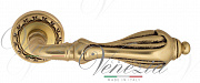 Дверная ручка Venezia "ANAFESTO" D2 французское золото + коричневый