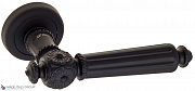 Дверная ручка на круглом основании Fratelli Cattini "TORCELLO" D1-NM матовый черный