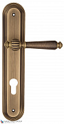 Дверная ручка на планке Fratelli Cattini "MARANI" CYL PL288-BY матовая бронза