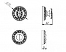 Ручка поворотная BK6 MT OB-13 античная бронза