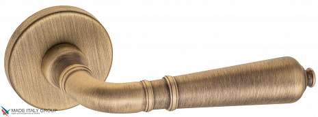 Дверная ручка на круглом основании Fratelli Cattini "VIGNOLE" DIY 7.1-BY матовая бронза