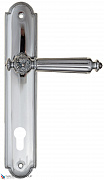 Дверная ручка на планке Fratelli Cattini "TORCELLO" CYL PL257-CR полированный хром