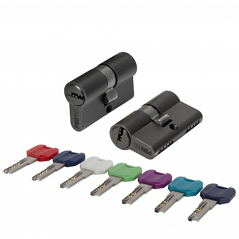Цилиндровый Punto (Пунто) механизм MaxPro7000Key 52mm (21+10+21) BL черный 7key