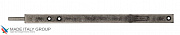 231FA50 Задвижка дверная усиленная ALDEGHI 500мм античное серебро