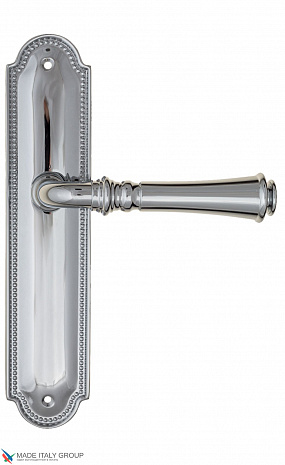 Дверная ручка на планке Fratelli Cattini "GRACIA" PL248-CR полированный хром