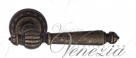Дверная ручка Venezia "PELLESTRINA" D2 античная бронза