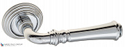 Дверная ручка на круглом основании Fratelli Cattini "GRACIA" D8-CR полированный хром
