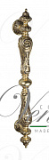Ручка скоба Venezia "MARGHERITA" 625мм (465мм) французское золото + коричневый
