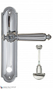 Дверная ручка на планке Fratelli Cattini "TORCELLO" WC-2 PL248-CR полированный хром