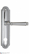 Дверная ручка на планке Fratelli Cattini "FARFALLA" CYL PL248-CR полированный хром