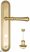 Дверная ручка на планке Fratelli Cattini "GRACIA" WC-2 PL288-OLV полированная латунь