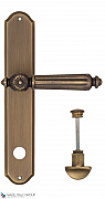 Дверная ручка на планке Fratelli Cattini "TORCELLO" WC-2 PL02-BY матовая бронза